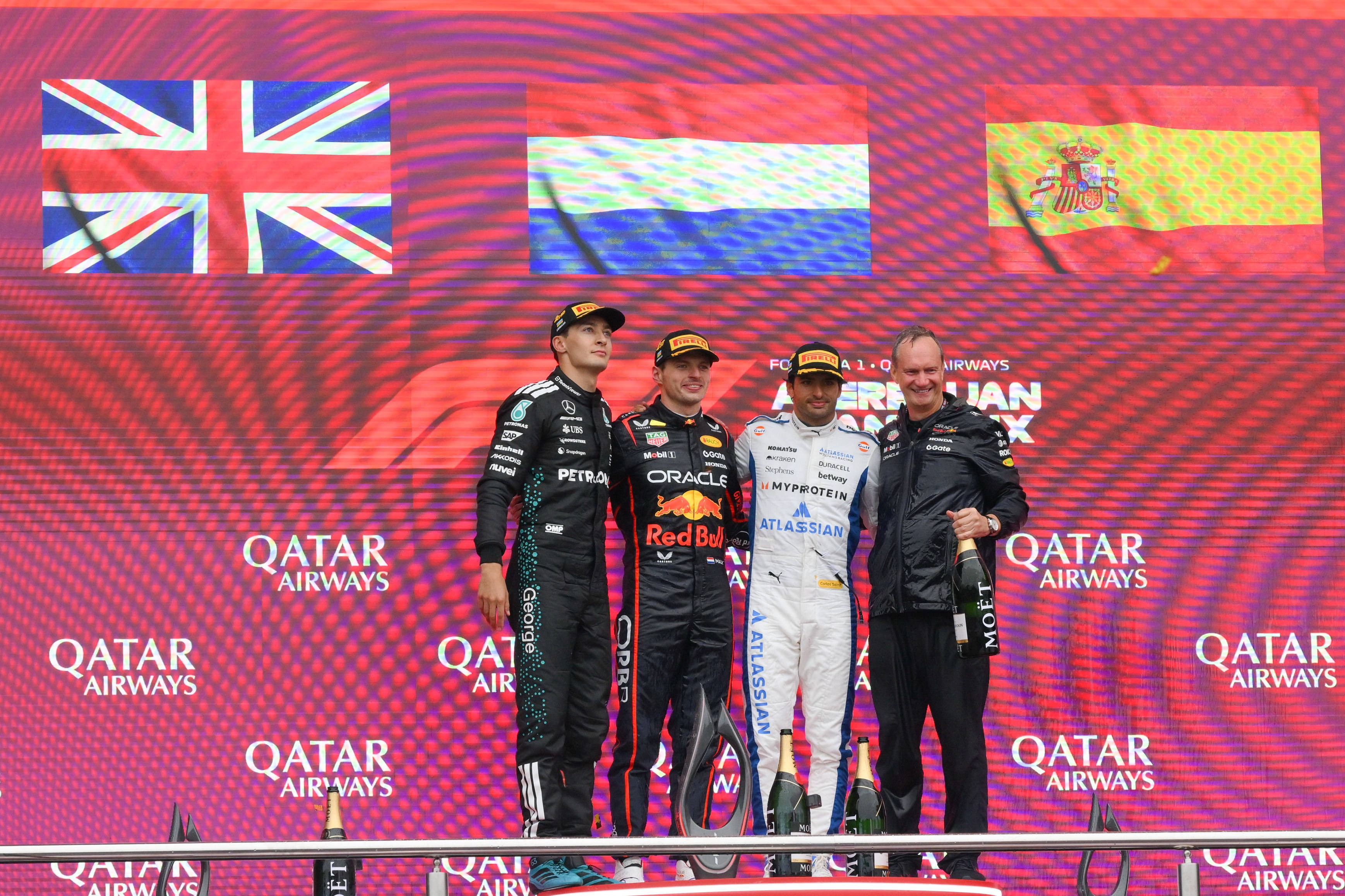 红牛车队横扫威廉姆斯，维斯塔潘带队取胜